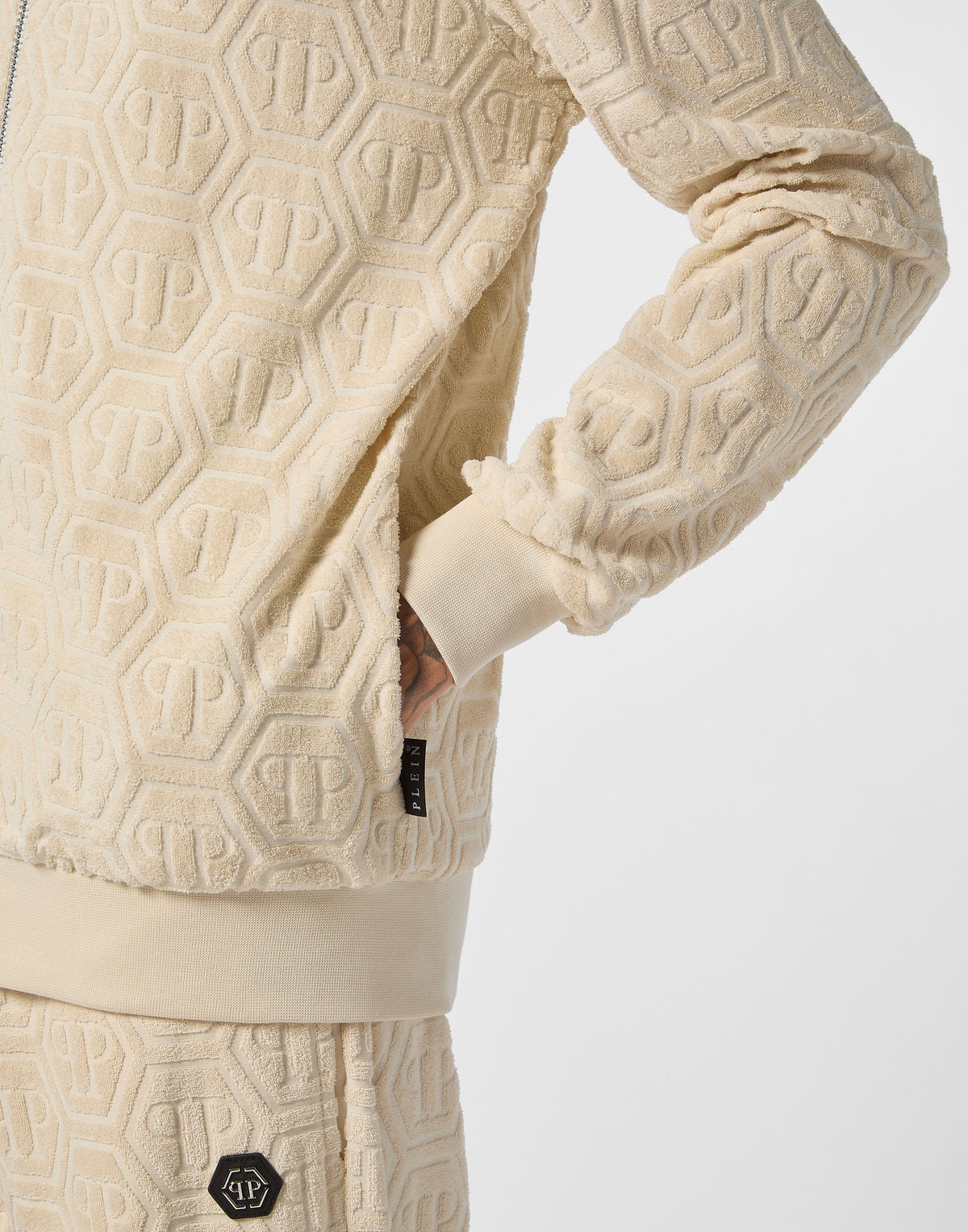 Philipp Plein｜Jacquard Tracksuit Jacket Monogram 男款運動套裝