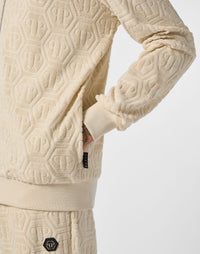 Philipp Plein｜Jacquard Tracksuit Jacket Monogram 男款運動套裝