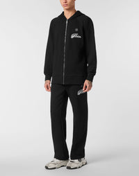 Philipp Plein｜Zip Hoodie Basic Signature 男款帽T