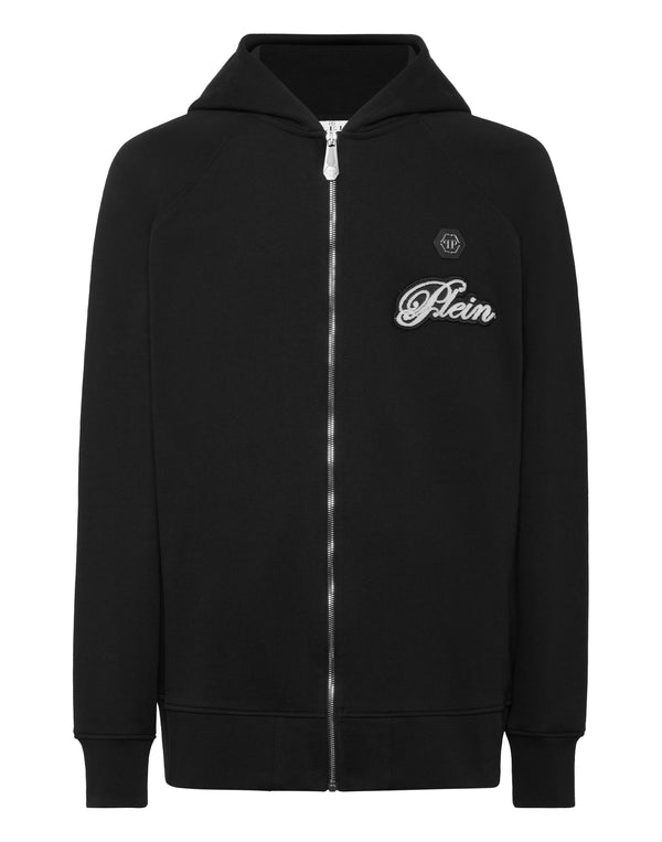PHILIPP PLEIN Zip Hoodie Basic Signature