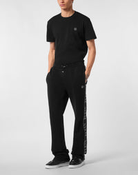 Philipp Plein｜Fleece Tracksuit Pants Plein Tape 男款運動套裝