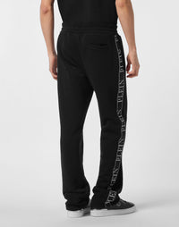 Philipp Plein｜Fleece Tracksuit Pants Plein Tape 男款運動套裝
