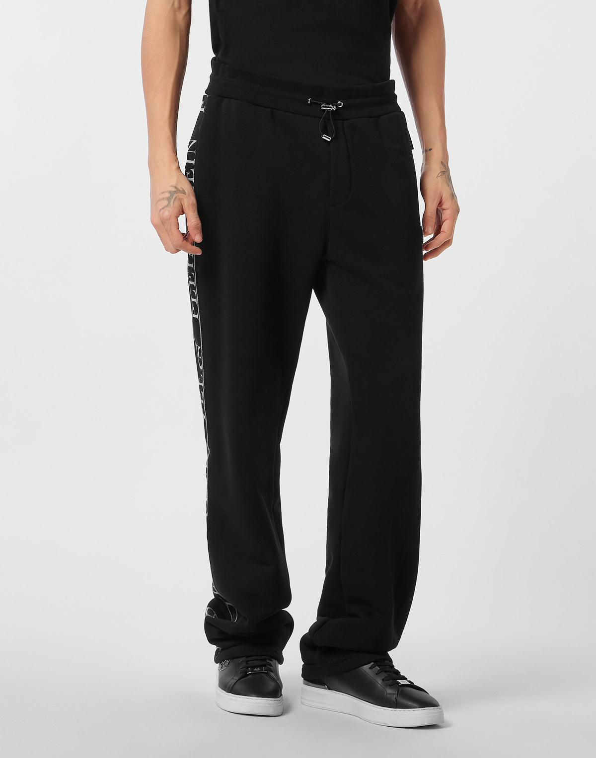 Philipp Plein｜Fleece Tracksuit Pants Plein Tape 男款運動套裝