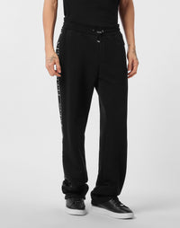 Philipp Plein｜Fleece Tracksuit Pants Plein Tape 男款運動套裝