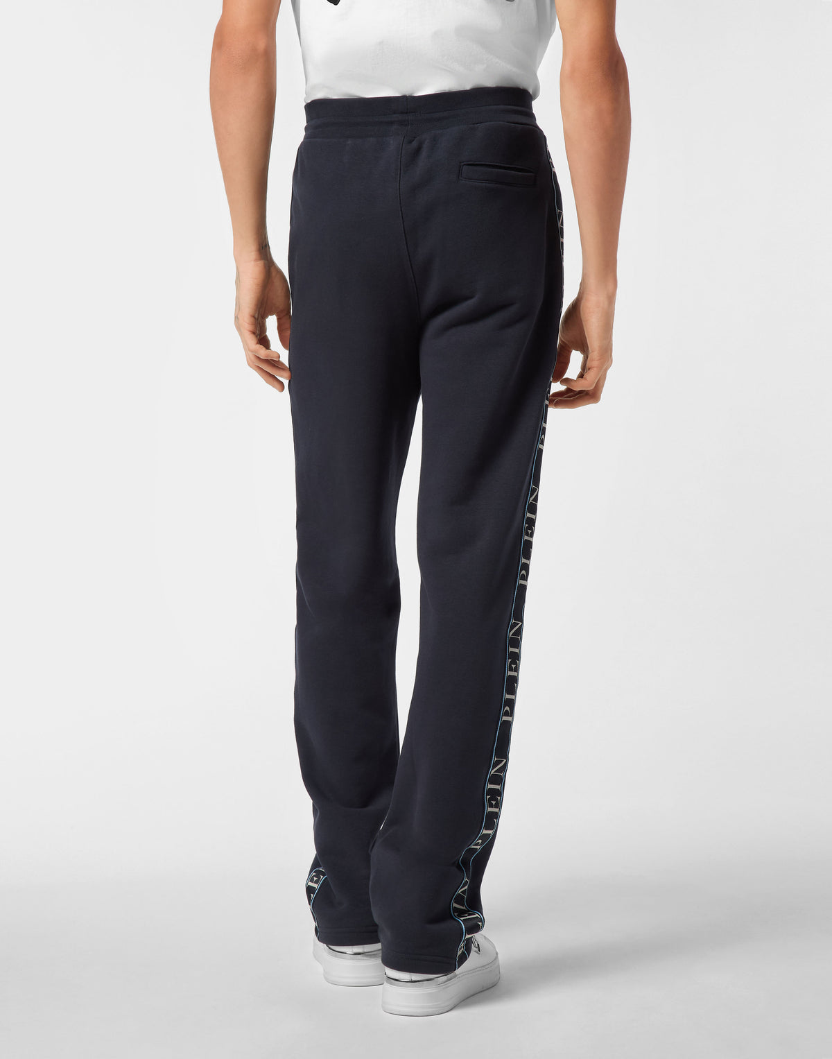 Philipp Plein｜Fleece Tracksuit Pants Plein Tape 男款運動套裝