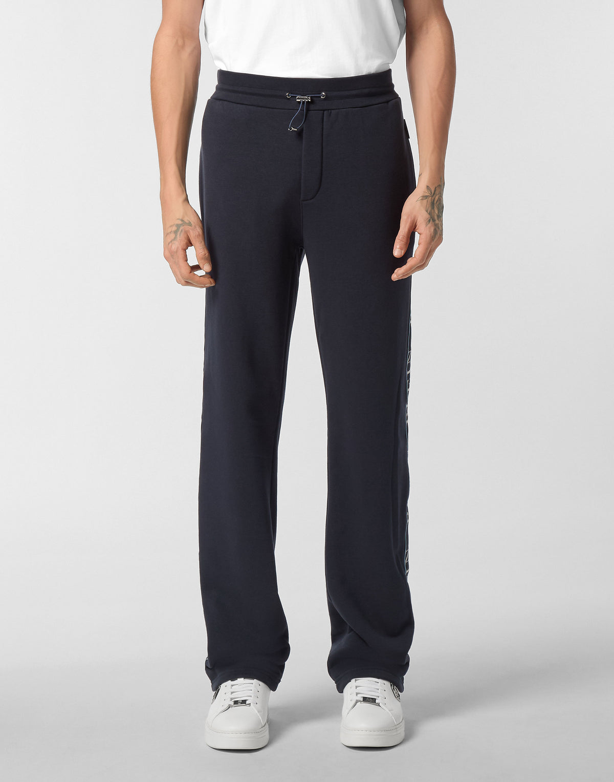 Philipp Plein｜Fleece Tracksuit Pants Plein Tape 男款運動套裝