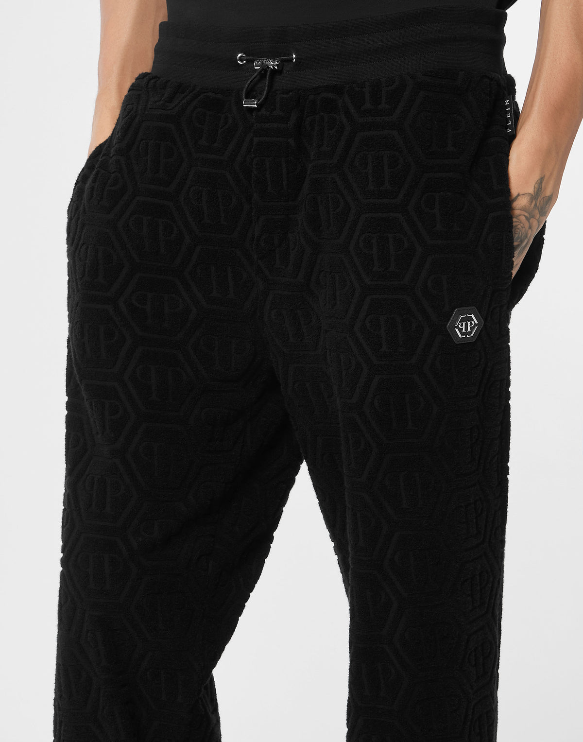 Philipp Plein｜Jacquard Tracksuit Pants Monogram 男款運動套裝