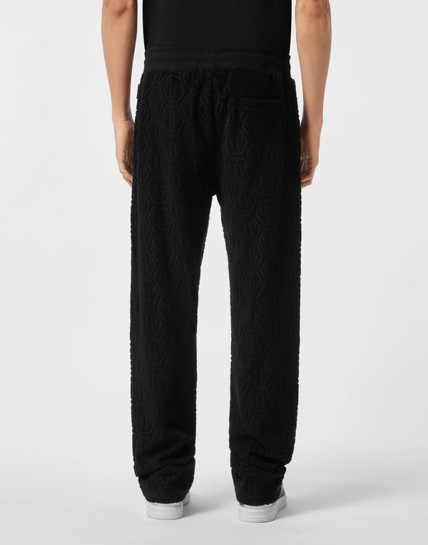 Philipp Plein｜Jacquard Tracksuit Pants Monogram 男款運動套裝
