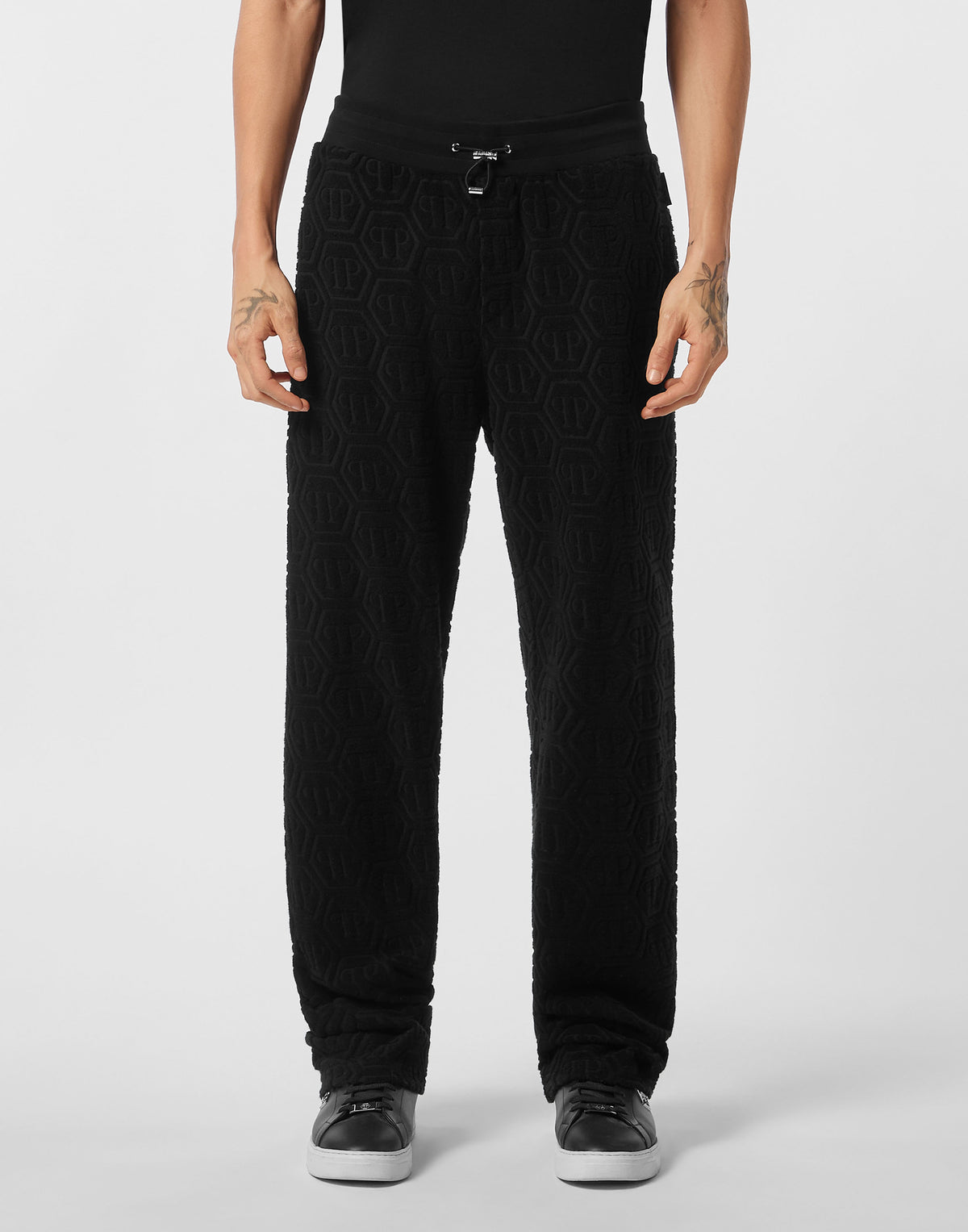 Philipp Plein｜Jacquard Tracksuit Pants Monogram 男款運動套裝