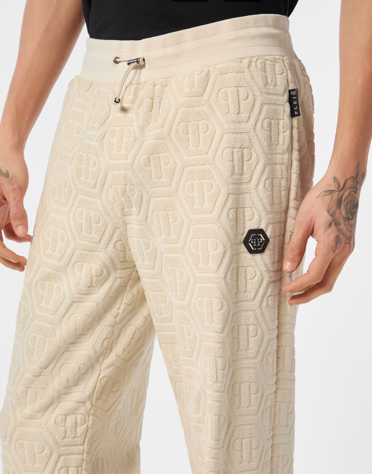 Philipp Plein｜Jacquard Tracksuit Pants Monogram 男款運動套裝