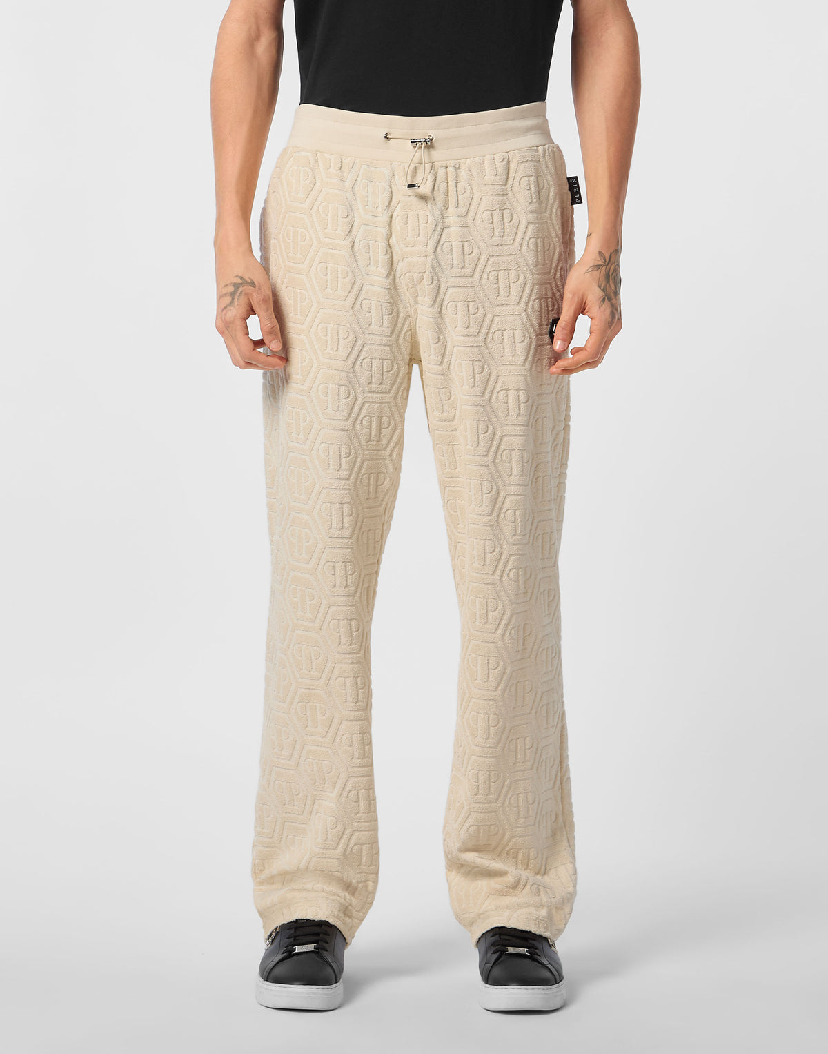 Philipp Plein｜Jacquard Tracksuit Pants Monogram 男款運動套裝