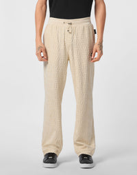 Philipp Plein｜Jacquard Tracksuit Pants Monogram 男款運動套裝