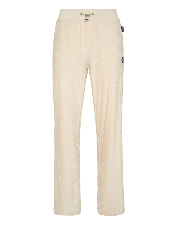 PHILIPP PLEIN Jacquard Tracksuit Pants Monogram
