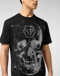 Philipp Plein｜Round Neck T-Shirt Skull Strass 男款T恤