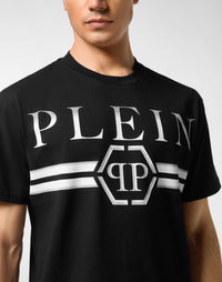 Philipp Plein｜Round Neck T-Shirt Stripes 男款T恤