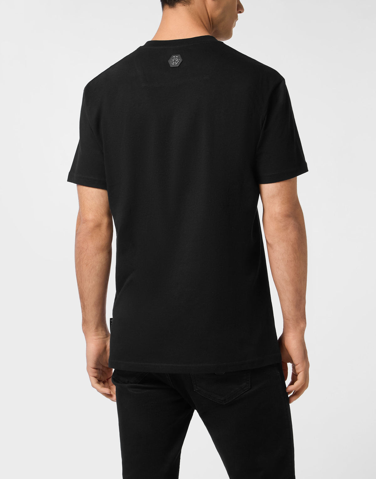 Philipp Plein｜Round Neck T-Shirt Stripes 男款T恤