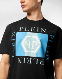Philipp Plein｜Printed Round Neck T-Shirt Hexagon 男款T恤