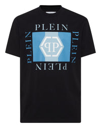 PHILIPP PLEIN Printed Round Neck T-Shirt Hexagon