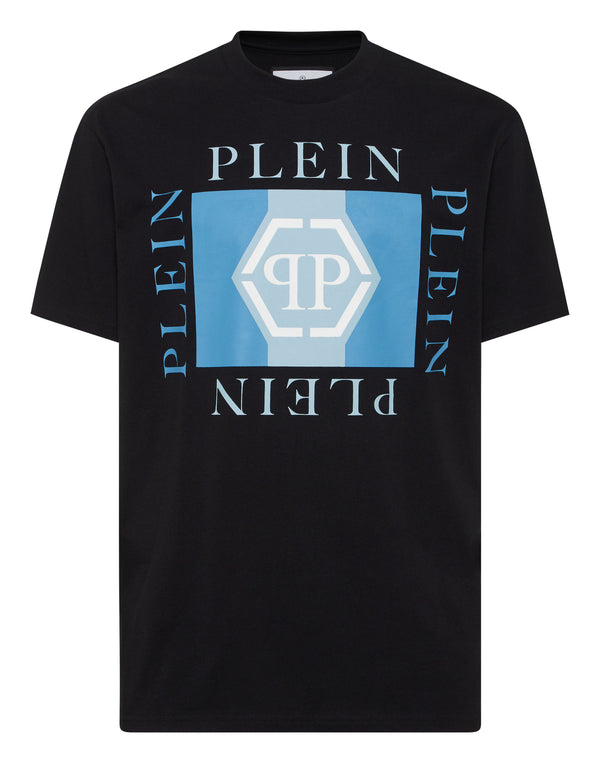 PHILIPP PLEIN Printed Round Neck T-Shirt Hexagon