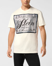 Philipp Plein｜Round Neck T-Shirt Patch Stones 男款T恤