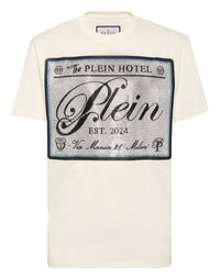PHILIPP PLEIN Round Neck T-Shirt Patch Stones