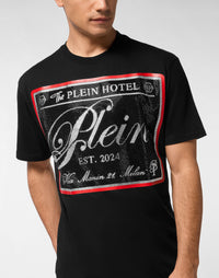 Philipp Plein｜Round Neck T-Shirt Patch Stones 男款T恤