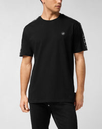 Philipp Plein｜Round Neck T-Shirt Plein Tape 男款T恤
