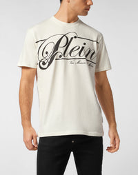 Philipp Plein｜Printed Round Neck T-Shirt Italic 男款T恤