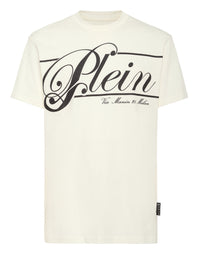 PHILIPP PLEIN Printed Round Neck T-Shirt Italic