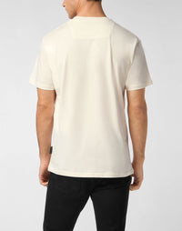 Philipp Plein｜Round Neck T-Shirt Leather Patch Stars 男款T恤