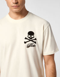 Printed Round Neck T-Shirt Skull &amp; Bones