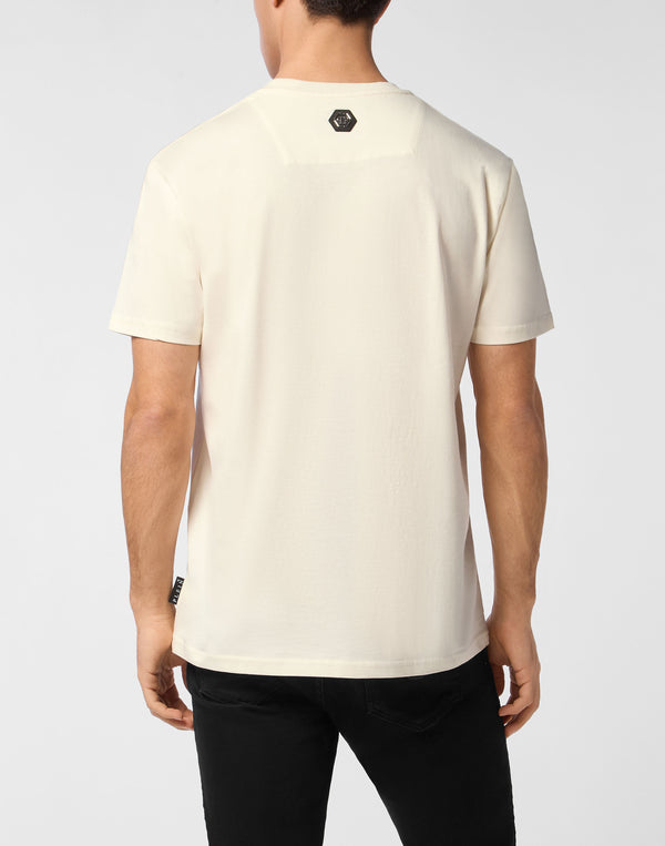 Printed Round Neck T-Shirt Skull & Bones