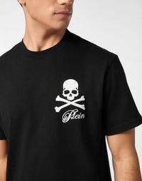 Philipp Plein｜Printed Round Neck T-Shirt Skull & Bones 男款T恤