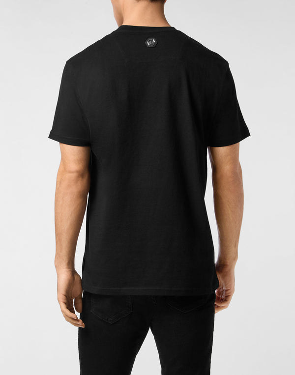 Philipp Plein｜Printed Round Neck T-Shirt Skull & Bones 男款T恤