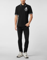 Philipp Plein｜Piquet Polo Shirt Skull & Bones 男款Polo衫