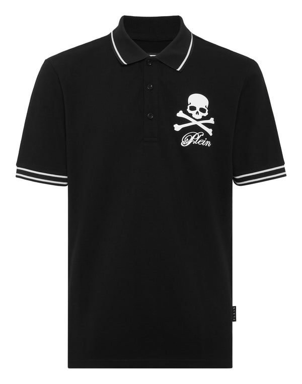 PHILIPP PLEIN Piquet Polo Shirt Skull & Bones