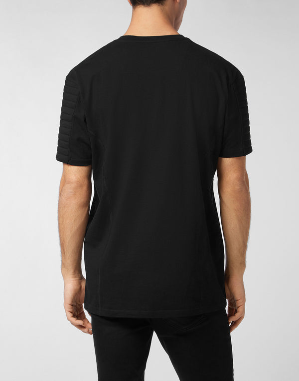 Philipp Plein｜Round Neck T-Shirt Biker Cut 男款T恤