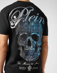 Philipp Plein｜Round Neck T-Shirt Gradient Skull 男款T恤