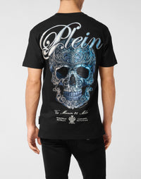 Philipp Plein｜Round Neck T-Shirt Gradient Skull 男款T恤