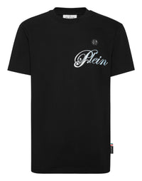 PHILIPP PLEIN Round Neck T-Shirt Gradient Skull