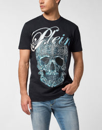 Philipp Plein｜Round Neck T-Shirt Gradient Skull 男款T恤