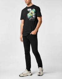 Philipp Plein｜Round Neck T-Shirt Money 男款T恤