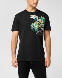 Philipp Plein｜Round Neck T-Shirt Money 男款T恤