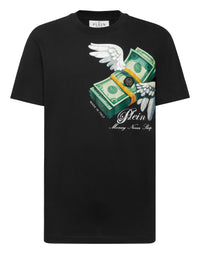 PHILIPP PLEIN Round Neck T-Shirt Money