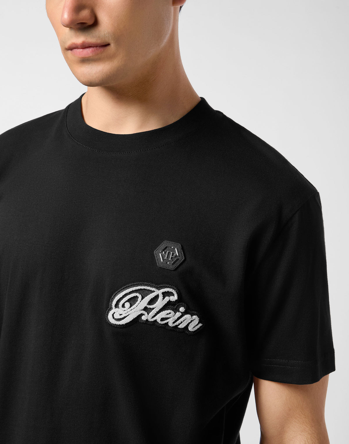 Philipp Plein｜Round Neck T-Shirt Basic Signature 男款T恤