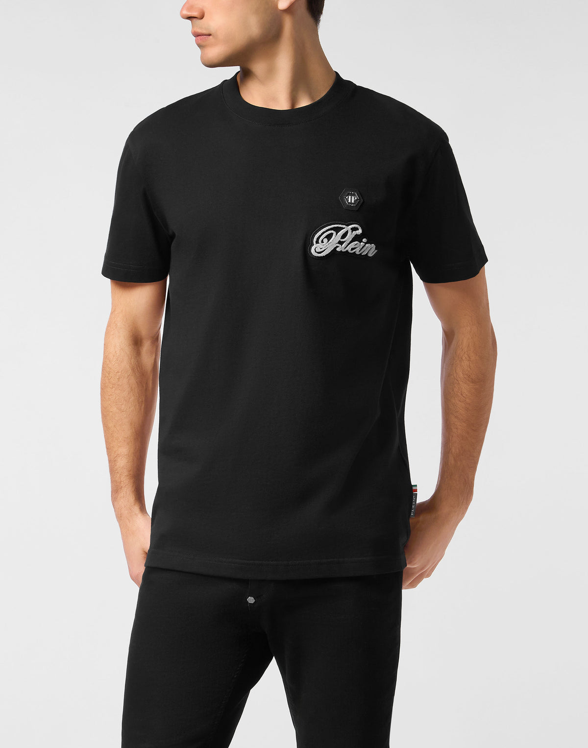 Philipp Plein｜Round Neck T-Shirt Basic Signature 男款T恤