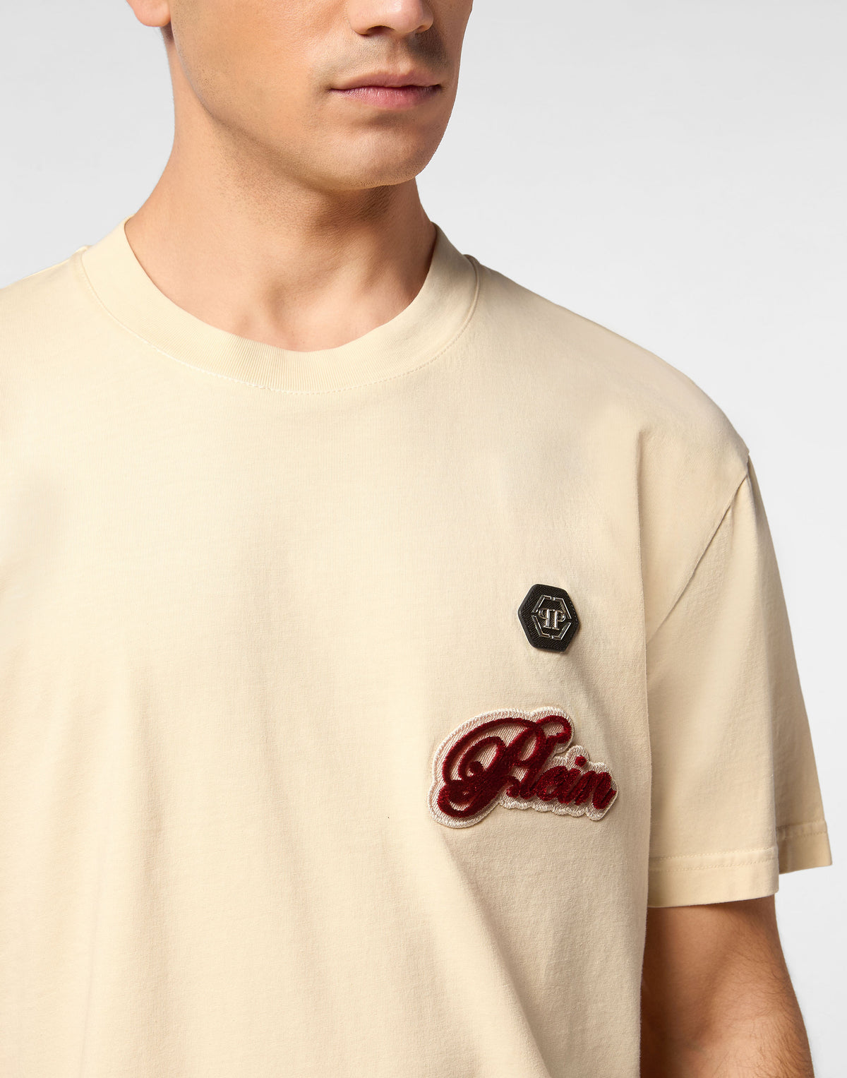 Philipp Plein｜Round Neck T-Shirt Basic Signature 男款T恤