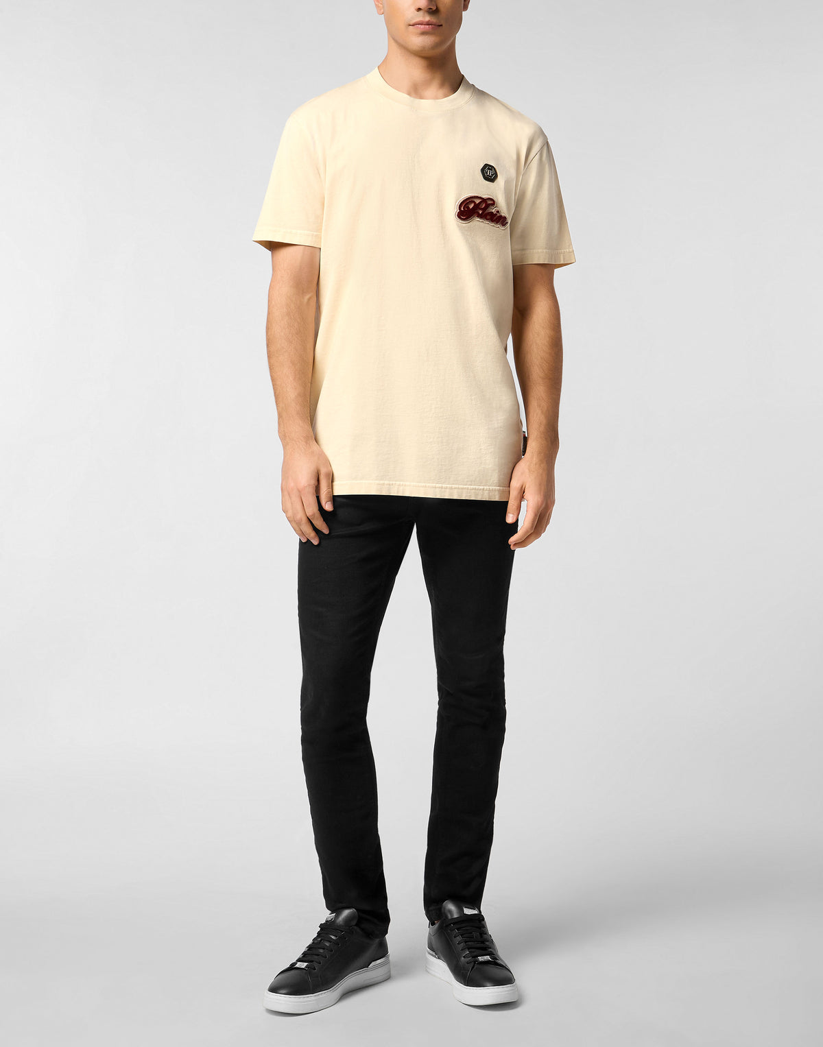 Philipp Plein｜Round Neck T-Shirt Basic Signature 男款T恤