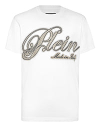 PHILIPP PLEIN T-Shirt Basic Strass Signature