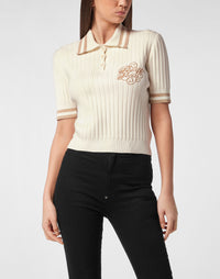 Philipp Plein｜Knit Polo 女款Polo衫